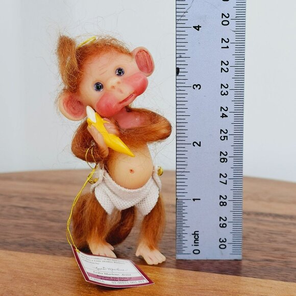 Just a Little Monkey Business Ashton Drake Gallery Lydia Marlene Cuddles Figure - Picture 12 of 13
